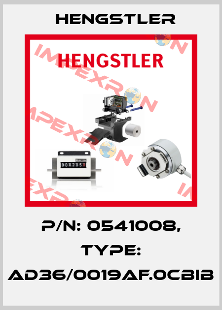 p/n: 0541008, Type: AD36/0019AF.0CBIB Hengstler