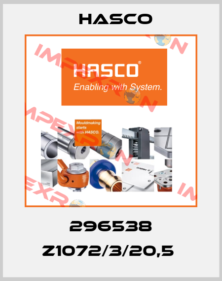296538 Z1072/3/20,5  Hasco
