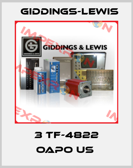 3 TF-4822 OAPO US  Giddings-Lewis