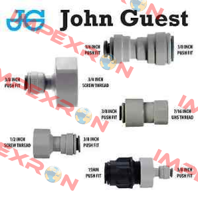 3/8”  John Guest