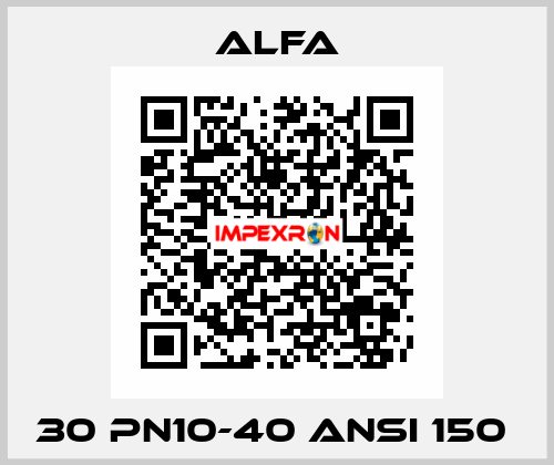 30 PN10-40 ANSI 150  ALFA