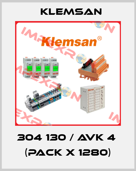 304 130 / AVK 4  (pack x 1280) Klemsan