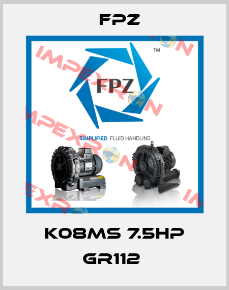 K08MS 7.5HP GR112  Fpz