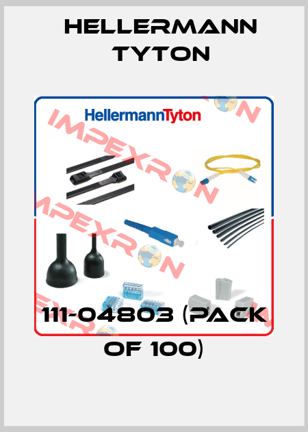 111-04803 (pack of 100) Hellermann Tyton