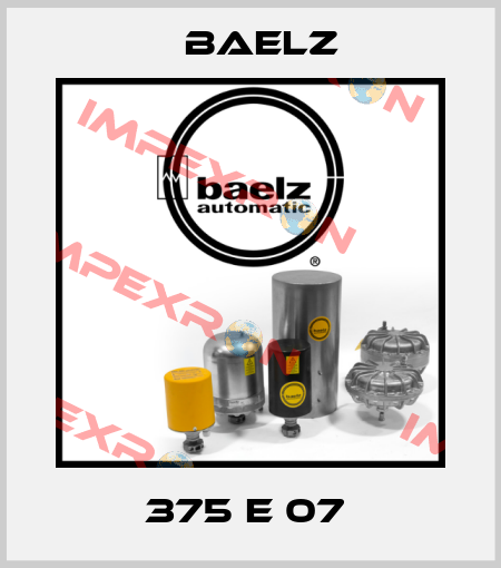 375 E 07  Baelz