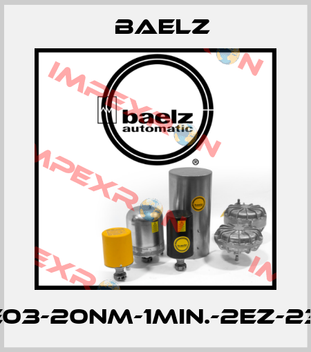 375-E03-20NM-1MIN.-2EZ-230-50 Baelz