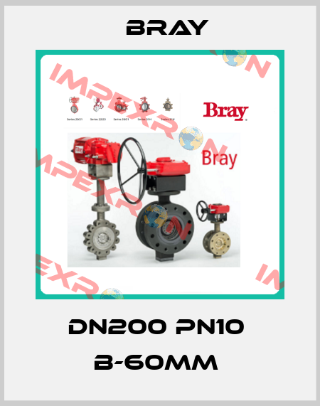 DN200 PN10  B-60mm  Bray