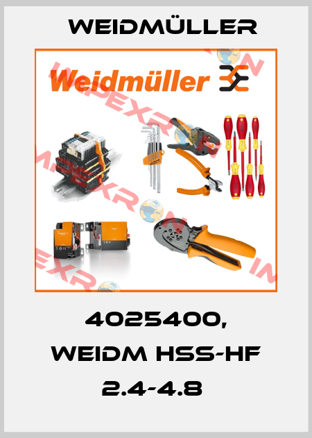 4025400, WEIDM HSS-HF 2.4-4.8  Weidmüller