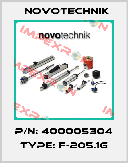 P/N: 400005304 Type: F-205.1G Novotechnik