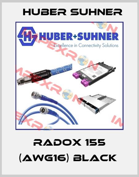 Radox 155 (AWG16) black  Huber Suhner