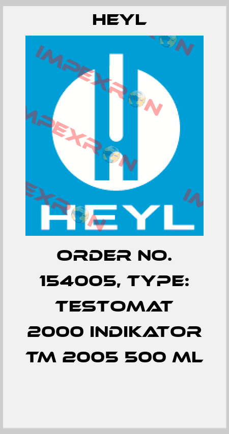 Order No. 154005, Type: Testomat 2000 Indikator TM 2005 500 ml  Heyl