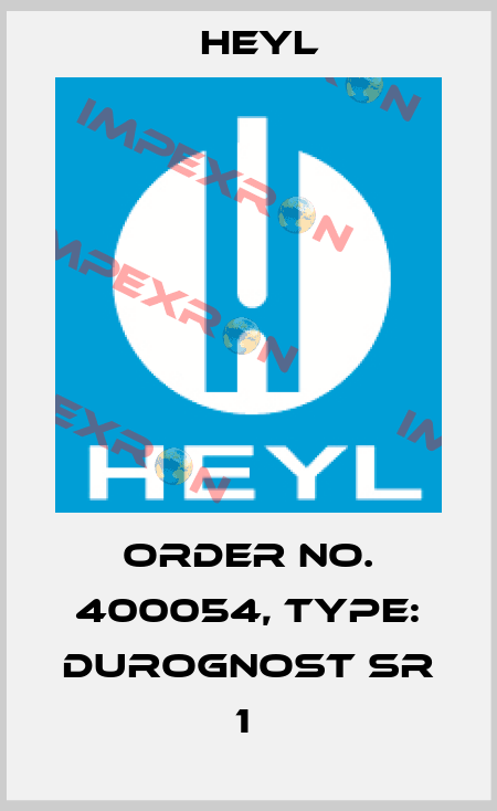 Order No. 400054, Type: Durognost SR 1  Heyl