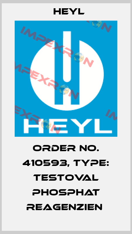 Order No. 410593, Type: Testoval Phosphat Reagenzien  Heyl