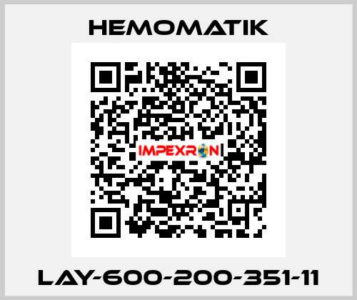 LAY-600-200-351-11 Hemomatik