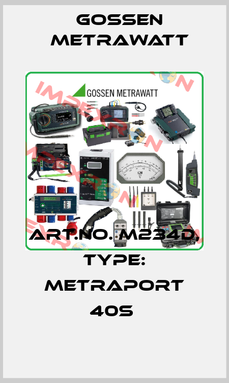 Art.No. M234D, Type: METRAport 40S  Gossen Metrawatt