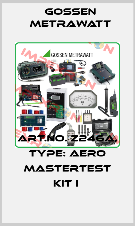 Art.No. Z246A, Type: Aero MasterTest Kit I  Gossen Metrawatt