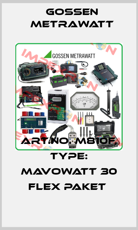 Art.No. M810F, Type: MAVOWATT 30 Flex Paket  Gossen Metrawatt