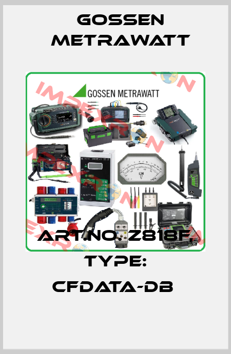 Art.No. Z818F, Type: CFDATA-DB  Gossen Metrawatt