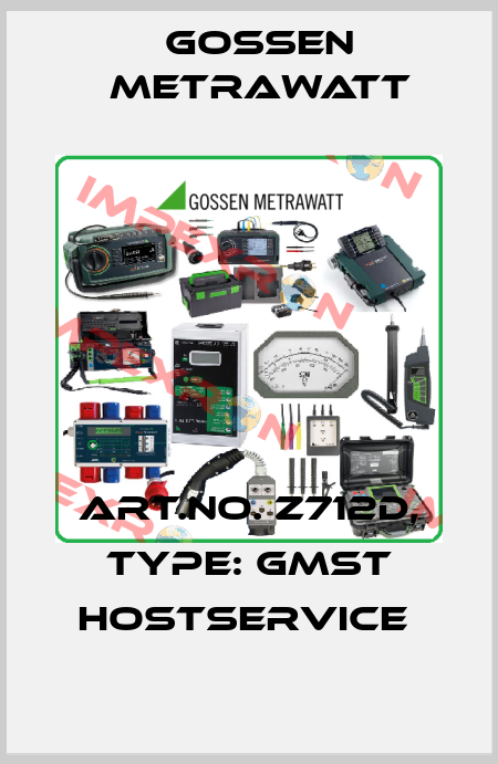 Art.No. Z712D, Type: GMST Hostservice  Gossen Metrawatt