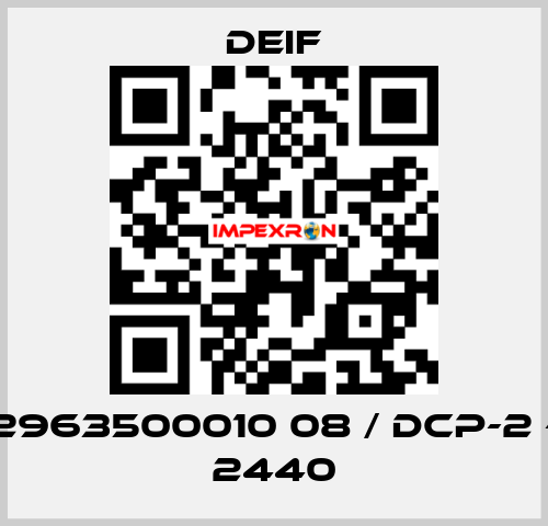 2963500010 08 / DCP-2 - 2440 Deif
