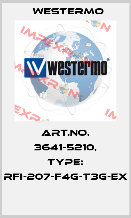 Art.No. 3641-5210, Type: RFI-207-F4G-T3G-EX  Westermo