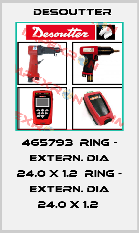 465793  RING - EXTERN. DIA 24.0 X 1.2  RING - EXTERN. DIA 24.0 X 1.2  Desoutter