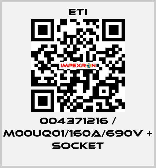 004371216 / M00UQ01/160A/690V + socket Eti