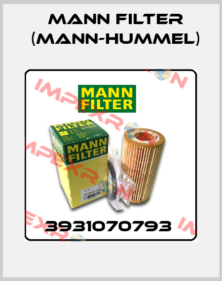 3931070793  Mann Filter (Mann-Hummel)
