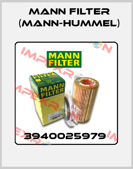 3940025979  Mann Filter (Mann-Hummel)