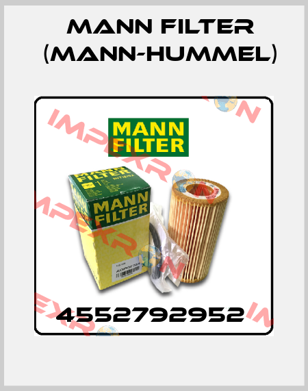 4552792952  Mann Filter (Mann-Hummel)
