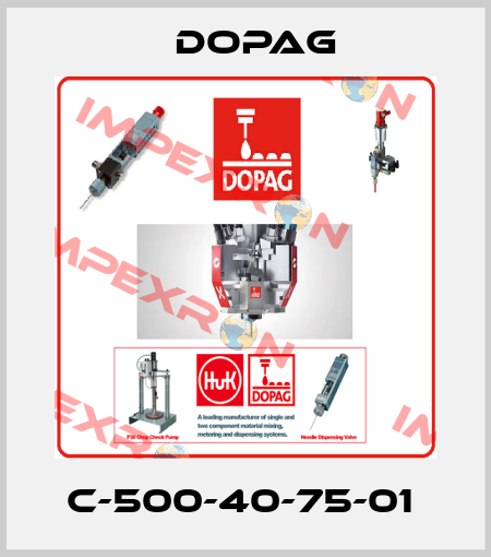 C-500-40-75-01  Dopag