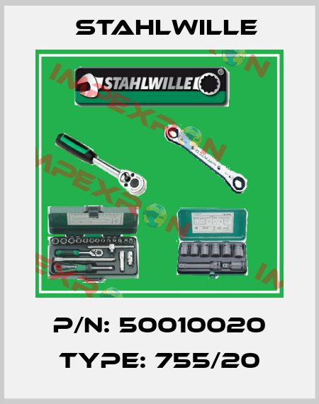 P/N: 50010020 Type: 755/20 Stahlwille