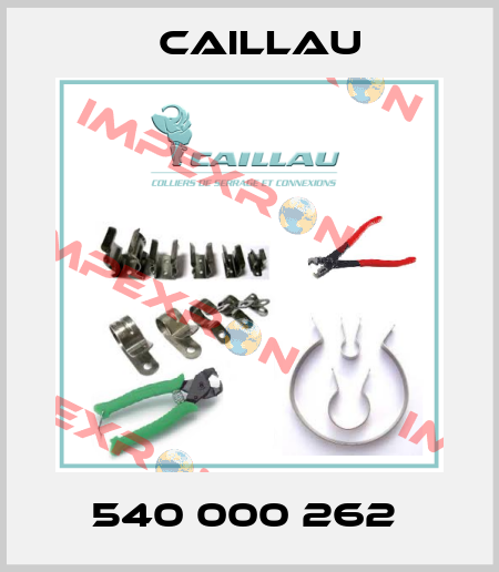 540 000 262  Caillau