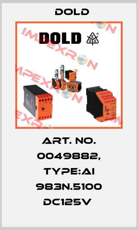 Art. No. 0049882, Type:AI 983N.5100 DC125V  Dold