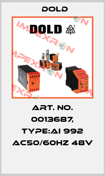 Art. No. 0013687, Type:AI 992 AC50/60HZ 48V  Dold