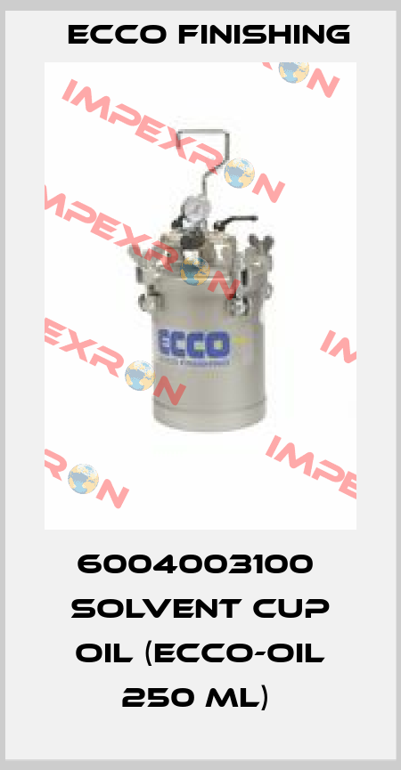 6004003100  SOLVENT CUP OIL (ECCO-OIL 250 ML)  Ecco Finishing