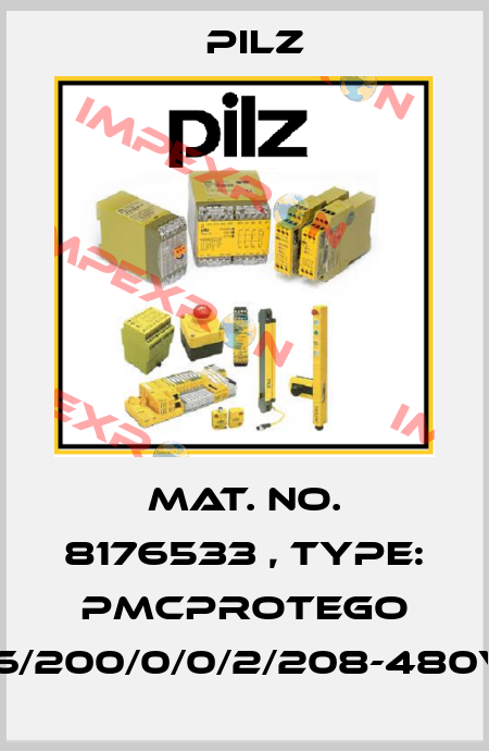 Mat. No. 8176533 , Type: PMCprotego D.06/200/0/0/2/208-480VAC Pilz