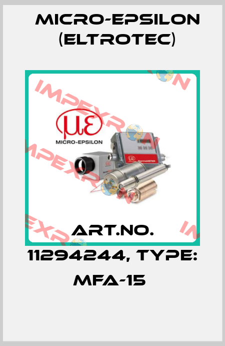 Art.No. 11294244, Type: MFA-15  Micro-Epsilon (Eltrotec)