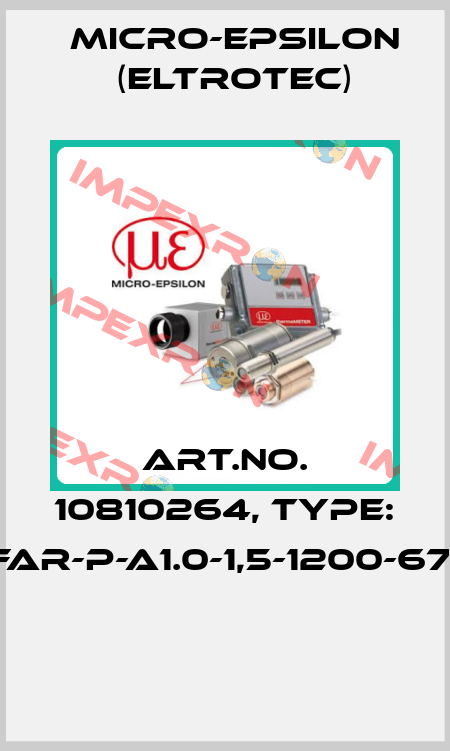 Art.No. 10810264, Type: FAR-P-A1.0-1,5-1200-67°  Micro-Epsilon (Eltrotec)