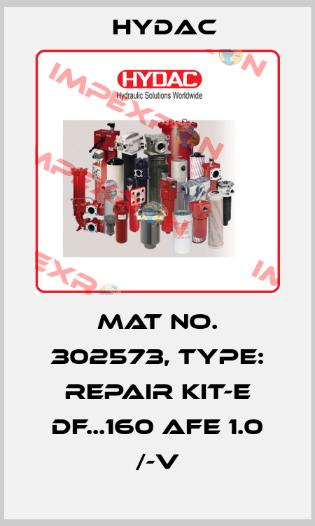 Mat No. 302573, Type: REPAIR KIT-E DF...160 AFE 1.0 /-V Hydac