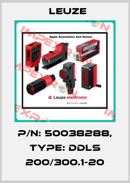 p/n: 50038288, Type: DDLS 200/300.1-20 Leuze