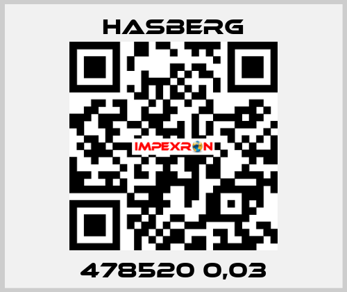 478520 0,03 Hasberg