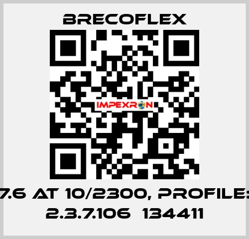 7.6 AT 10/2300, PROFILE: 2.3.7.106  134411  Brecoflex