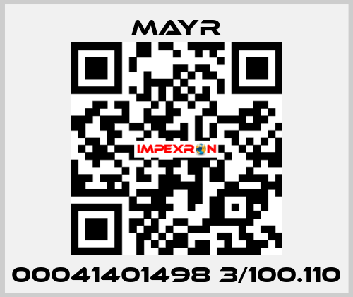 00041401498 3/100.110  Mayr