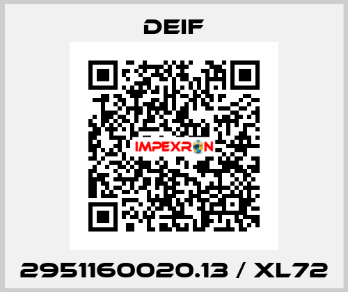 2951160020.13 / XL72 Deif