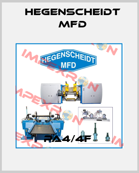 PA4/4F  Hegenscheidt MFD