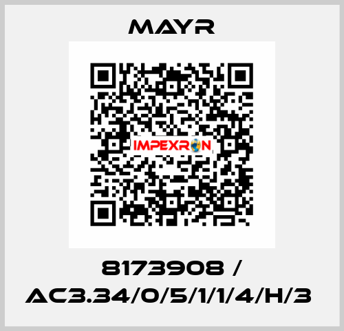 8173908 / AC3.34/0/5/1/1/4/H/3  Mayr