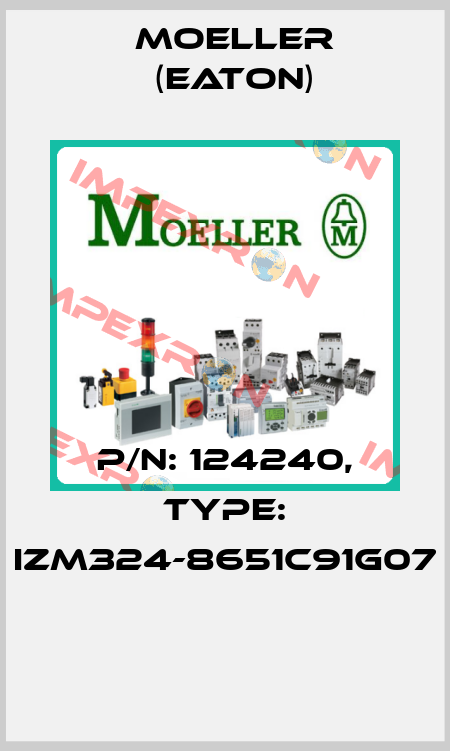 P/N: 124240, Type: IZM324-8651C91G07  Moeller (Eaton)