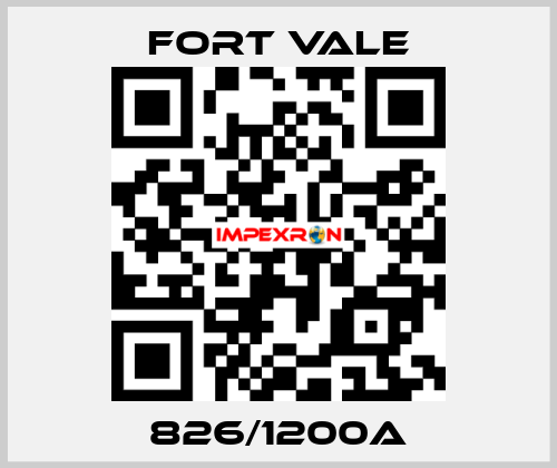 826/1200A Fort Vale