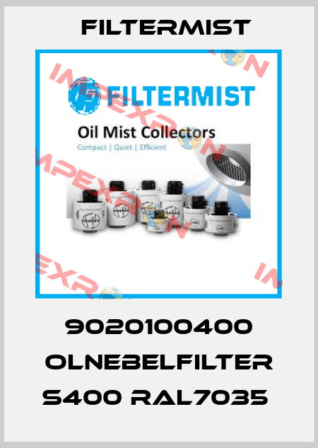 9020100400 OLNEBELFILTER S400 RAL7035  Filtermist